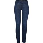 Reduzierte Blaue Guess Skinny Jeans mit Reißverschluss aus Denim für Damen 