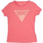 Rosa Langärmelige Guess T-Shirts für Damen für den für den Sommer 