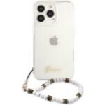 Weiße Guess iPhone 13 Pro Hüllen durchsichtig 