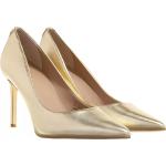 Reduzierte Goldene Guess High Heels & Stiletto-Pumps aus Leder für Damen Größe 36 