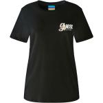 Schwarze Guess Rainbow T-Shirts für Damen Größe XS 