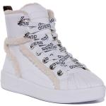 Weiße Guess High Top Sneaker & Sneaker Boots aus Kunstleder für Kinder 