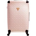 Pinke Guess Damenkoffer 40l aus Textil 