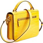 Gelbe Animal-Print Guess Mini Handtaschen für Damen 