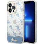 Blaue Guess iPhone 14 Pro Hüllen aus Kunststoff 