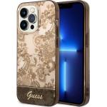 Braune Guess iPhone 14 Pro Hüllen Art: Hard Cases aus Kunststoff 
