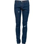 Reduzierte Blaue Bestickte Elegante Guess Slim Fit Jeans mit Reißverschluss aus Baumwolle für Herren 