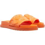 Reduzierte Orange Guess Damenclogs & Damenpantoletten aus Kunstleder Größe 40 