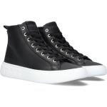 Reduzierte Schwarze Guess High Top Sneaker & Sneaker Boots aus Leder für Damen Größe 38 