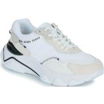 Weiße Guess Low Sneaker aus Leder für Damen Größe 36 mit Absatzhöhe 3cm bis 5cm 