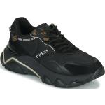 Schwarze Guess Low Sneaker für Damen Größe 37 mit Absatzhöhe 5cm bis 7cm 