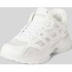 Weiße Guess Low Sneaker mit Schnürsenkel aus Textil für Damen Größe 37 