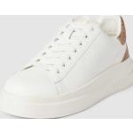 Weiße Guess Low Sneaker mit Schnürsenkel aus Leder für Damen Größe 39 