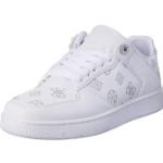 Weiße Guess Sneaker mit Strass mit Strass aus Textil für Damen Größe 39 