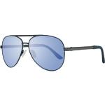 Reduzierte Blaue Guess Verspiegelte Sonnenbrillen aus Metall für Herren 