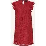 Reduzierte Rote Ärmellose Guess Spitzenkleider mit Knopf aus Baumwolle für Damen für den für den Winter 