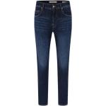 Reduzierte Blaue Super Skinny Guess Stretch-Jeans mit Reißverschluss aus Baumwolle für Herren 