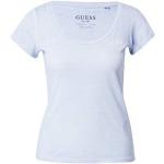 Blaue Melierte Guess T-Shirts trocknergeeignet für Damen Größe XS 1-teilig 