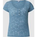 Blaue Guess T-Shirts aus Nylon für Damen Größe XS 