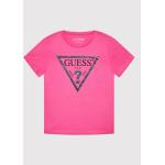 Reduzierte Rosa Guess Kinder T-Shirts für Mädchen Größe 86 