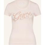 Rosa Guess T-Shirts aus Jersey für Damen Größe XS 