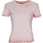 Reduzierte Rosa Guess T-Shirts für Damen Größe L 