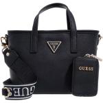 Schwarze Guess Mini Handtaschen aus Textil für Damen mini 