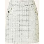 Silberne Karo Guess Sofia Mini Tweedröcke mit Reißverschluss aus Polyester für Damen Größe M für den für den Winter 
