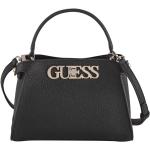 Guess Uptown Chic Small Turnlock Satchel (HWVG7301730) black