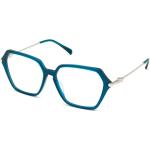 Blaue Kunststoffbrillengestelle für Damen 
