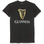 Guinness Herren BLK Guin HARP R/N T T-Shirt, Schwarz (Black Black), 56