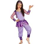 Violette Bauchtänzerinnen-Kostüme aus Polyester für Kinder 