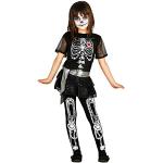 Guirca schauriges Skelett Kleid für Mädchen Halloween Tutu Kinder Kostüm 