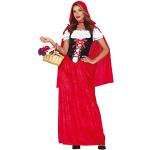 Rote Fiestas Guirca Rotkäppchen Faschingskostüme & Karnevalskostüme für Damen Größe L 