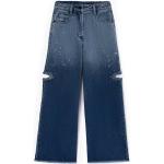 Blaue Gulliver Boot Cut Jeans für Kinder aus Denim für Mädchen Größe 158 