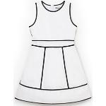 Reduzierte Weiße Elegante Midi Midikleider für Kinder & knielange Kinderkleider aus Baumwolle für Mädchen Größe 146 für den für den Frühling 