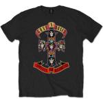 Schwarze Punk Guns N' Roses Herrenbandshirts aus Baumwolle 