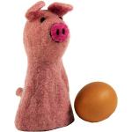 Guru-Shop Eierwärmer mit Schweinemotiv aus Filz 