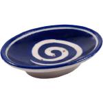 Blaue Guru-Shop Ovale Seifenschalen & Seifenablagen aus Keramik 