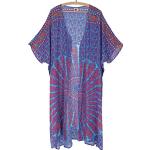 Reduzierte Pinke Guru-Shop Strandkleider mit Mandala-Motiv für Damen Größe L für den für den Sommer 