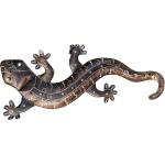 Guru-Shop Wandleuchte Gecko Metall