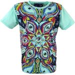 Reduzierte Bunte Guru-Shop T-Shirts mit Mandala-Motiv für Herren Größe XL 