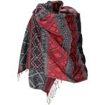 Reduzierte Rote Ethno Guru-Shop Pashmina-Schals für Damen Einheitsgröße 