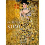 Grüne Jugendstil Dumont Gustav Klimt Panoramakalender aus Papier 