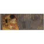Schwarze Gustav Klimt Magnettafeln & Magnetwände aus Glas 