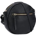 Reduzierte Schwarze Unifarbene Vintage Gusti Leder Lederhandtaschen mit Reißverschluss aus Rindsleder für Damen Klein 