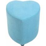 Blaue Gutmann Factory Amore Sitzhocker aus Massivholz Breite 0-50cm, Höhe 0-50cm, Tiefe 0-50cm 