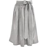 Silberne Trachtenkleider & Landhauskleider aus Polyester Handwäsche für Damen 