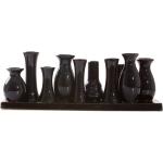 Schwarze Moderne 10 cm Vasensets 10 cm aus Keramik 