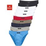 H.I.S Jeans 10-Pack Minislip Unifarben rot/blau/marine/khaki/grau-meliert/schwarz/weiß